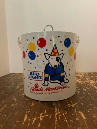 Vintage 1987 Anheuser Busch Bud Light Beer Spuds Mackenzie Ice Bucket
