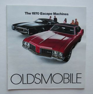 1970 Oldsmobile Brochure 4 - 4 - 2 Cutlass F - 85 Vintage