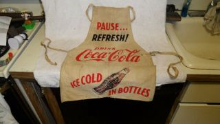 Coca Cola Vendors Apron 1930 Event Apron