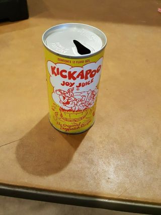 Rare Old Dogpatch USA Kickapoo Joy Juice Al Capp Li’l Abner Soda Pop Can Nugrape 4