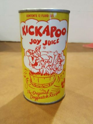 Rare Old Dogpatch USA Kickapoo Joy Juice Al Capp Li’l Abner Soda Pop Can Nugrape 7