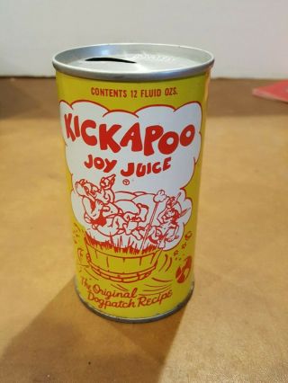 Rare Old Dogpatch USA Kickapoo Joy Juice Al Capp Li’l Abner Soda Pop Can Nugrape 8