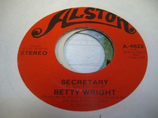 Soul 45 Betty Wright Secretary On Alston