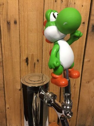 Yoshi Tap Handle Mini Nintendo Beer Keg Video Game Mario Bros Dinosaur