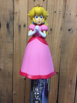 Princess Peach Tap Handle Nintendo Beer Keg Video Game Mario Kart Bros