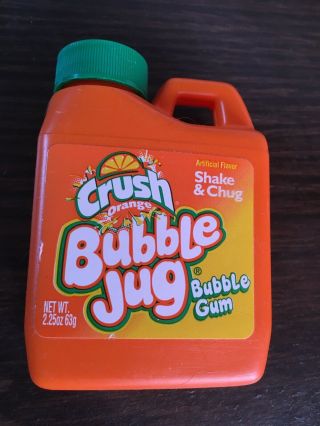 Vintage Amurol Orange Crush Bubble Jug Shape Rare Htf Bright Colors