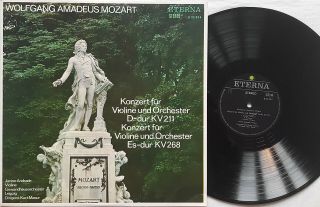 Janine Andrade,  Kurt Masur: Mozart - Violin Concertos D & E / Eterna Ed 1,  Ex
