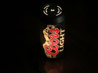 Coors Light Rotating Beer Can Light Sign