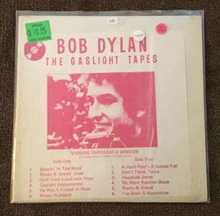 Lp Bob Dylan The Gaslight Tapes Rare Boot 1972 Shrink Memorylen