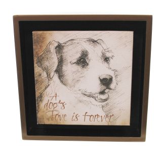 Animal Lp Jack Russell Forever Shadow Box Wood Terrier Dog Sign 3005050647