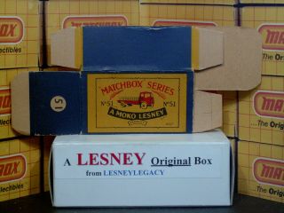 Matchbox Moko Lesney Albion Chieftain Cement Lorry 51 Type B3 EMPTY BOX 3