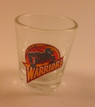 Vtg Souvenir Nba Shot Glass - Golden State Warriors - Hunter Usa