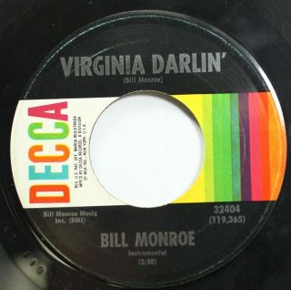 Country 45 Bill Monroe - Virginia Darlin 