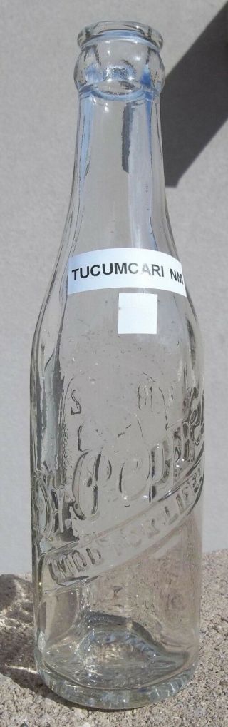 Dr.  Pepper Soda Bottle From Tucumcari,  Mexico