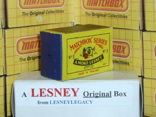 Matchbox Moko Lesney Site Cement Mixer 3a Type B2 Empty Box