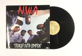 Nwa Straight Outta Compton Lp Priority German 1989 Vg,  4a Eazy E Dr Dre Gangsta