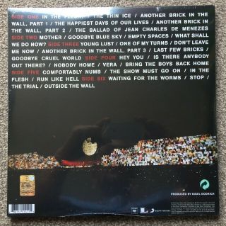 Roger Waters Vinyl Lp Soundtrack The Wall 2