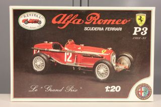 Alfa Romeo Tipo B P3 Plastic Model Kit 1:20 Scale