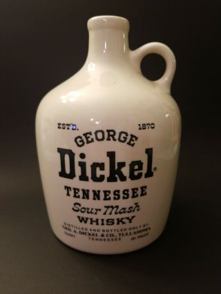 George Dickel Tennessee Sour Mash Whiskey Jug 1976 Number 1 Of A Series Decanter