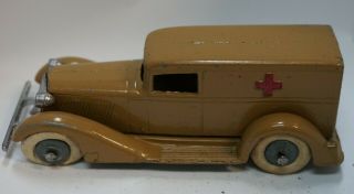 1920s Vintage Tootsie Toy Tan Graham Ambulance No.  809 AT21 3
