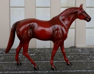 Hartland Rare 1987 Test Color Chestnut Thoroughbred.  331c.  1/100 Made.  Last One