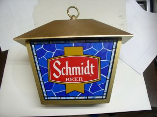 1985 5 - 29 Lighted Schmidts Beer Sign Slightly
