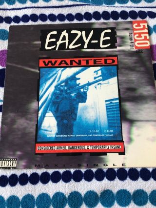Eazy - E 5150 Home 4 Tha Sick Vinyl Rare Press 1992 Gangsta Rap