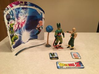 Dragon Ball Z Dbz Jakks Pacific 10th Anniversary Tien Vs Cell Action Figure Toy