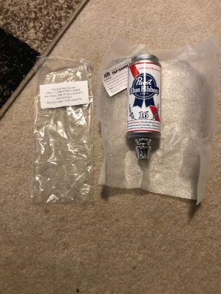 Rare Pabst Blue Ribbon Pbr Can Beer Bar Tap Handle Brand