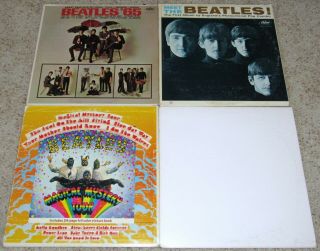 Beatles: 4 Lp Lot; Meet The Beatles; Magical Mystery Tour; 