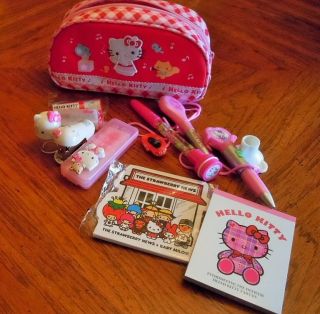Sanrio Hello Kitty Polyester Case W/11 Office Items