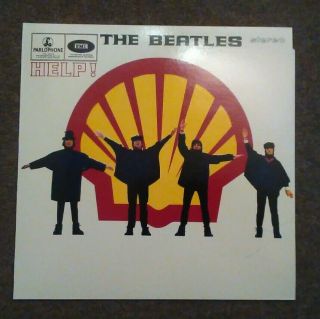 The Beatles - Help - Very Rare Reissue 12 " Lp With Legendary Shell Cover