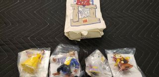 Beauty And The Beast Burger King Kids Club Meal Toys 4 Children Film 1991