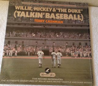 Willie Mickey And The Duke Signature Series 1981 " Talkin Baseball " Record