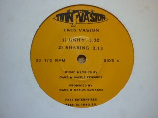 Northern Soul Twin Vasion Dane Edwards You Are/unity/sharing Fast Ents Usa Ep