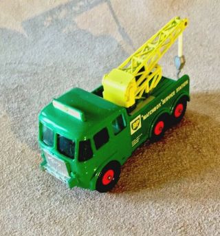 VINTAGE 1960 ' S MATCHBOX SERIES KING SIZE NO 12 FODEN BREAKDOWN TRACTOR 2