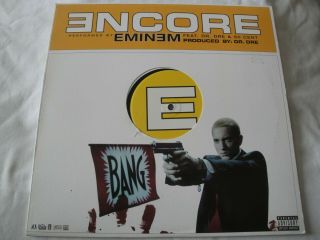 Eminem Encore 12 " Vinyl Single Interscope Promo Edition Feat.  Dr Dre & 50