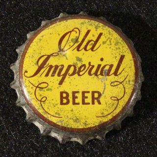 Old Imperial Cork Lined Beer Bottle Cap Crown Green Rahr 