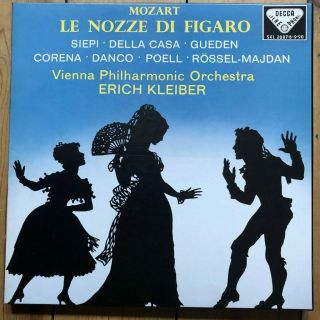 Sxl 2087 - 8 - 9 - 90 Mozart Le Nozze Di Figaro / Kleiber 4 Lp Box 180 Gram