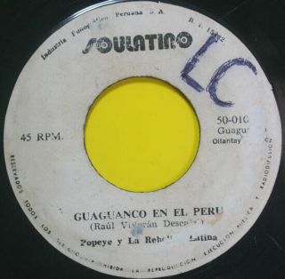 Popeye Y La Rebelion Latina " Guaguanco En El Peru " Salsa Guaguanco Peru 45 Liste