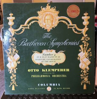 Columbia Sax 2354 Beethoven Symphony No.  4 - Klemperer