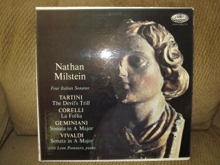 Nathan Milstein Four Italian Sonatas Capital Fds Vg,