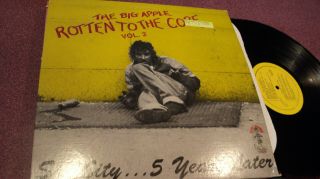 Big Apple Rotten To The Core Vol 2 Lp Sin City 5 Years Later Comp Ed Geins Car
