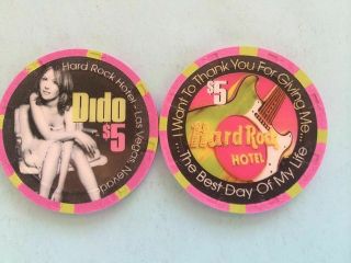 Hard Rock 2004 Dido $5 Casino Chip - Mint/new