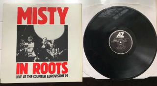Misty In Roots - Live At The Alternative Eurovision 79 Rare Lp Reggae Vg,