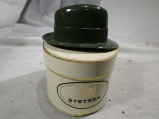 Stetson Boxed Gift Hat White Box Plastic Miniature Salesman Sample