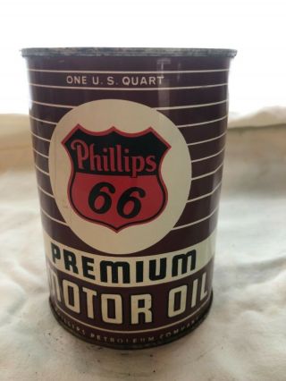 Phillips 66 Premium Metal Oil Qt Can