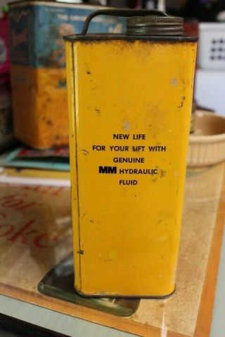 Minneapolis Moline MM Hot Line Parts Hydraulic Fluid Oil One Gallon Can 1 gal 4