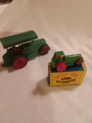Vintage Moko Lesney Matchbox And Dinky Toys Aveling - Barford Tractors