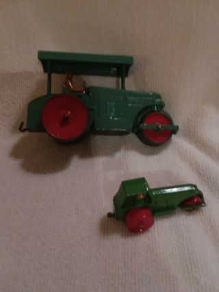 Vintage Moko Lesney matchbox and Dinky Toys Aveling - Barford Tractors 2